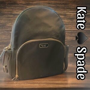 Kate ♠️ Spade New York Dawn Medium Green Backpack, $329 MSRP Cert. Authentic​